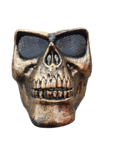 Load image into Gallery viewer, 3/4 Face Skull Kids Adults Unisex Fancy Dress Costume Mask Paintballing Free P&amp;P
