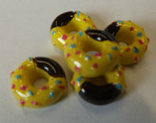 Load image into Gallery viewer, 5 x MINIATURE CHOC DIPPED DOLLS HOUSE ICE LOLLIES DONUTS ICE-CREAM FREE UK POST
