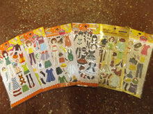Load image into Gallery viewer, 5x SHEET DRESSING UP CLOTHES FASHION DOLL GIRLS 3D PUFFY REUSE STICKERS UKSELLER
