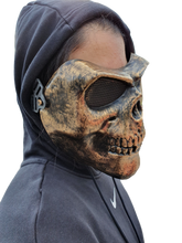 Load image into Gallery viewer, 3/4 Face Skull Kids Adults Unisex Fancy Dress Costume Mask Paintballing Free P&amp;P
