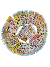 Load image into Gallery viewer, 25x KIDS 3D PUFFY REUSABLE STICKERS CARS INSECTS ANIMALS FASHION DINOSAUR BIRDS

