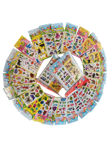 25x KIDS 3D PUFFY REUSABLE STICKERS CARS INSECTS ANIMALS FASHION DINOSAUR BIRDS