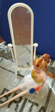 Load image into Gallery viewer, WHITE DOLL SIZED PLASTIC FULL LENGTH MIRRORS MADE FOR 12&quot; DOLLS UK SELLER
