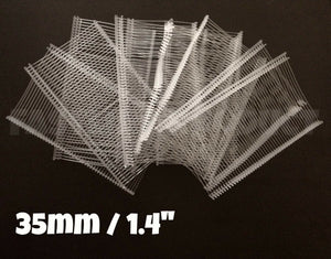5000 QUALITY WHITE SHOP PRICE TAGGING LABELLING KIMBLE PLASTIC BARBS 35mm UKSELL