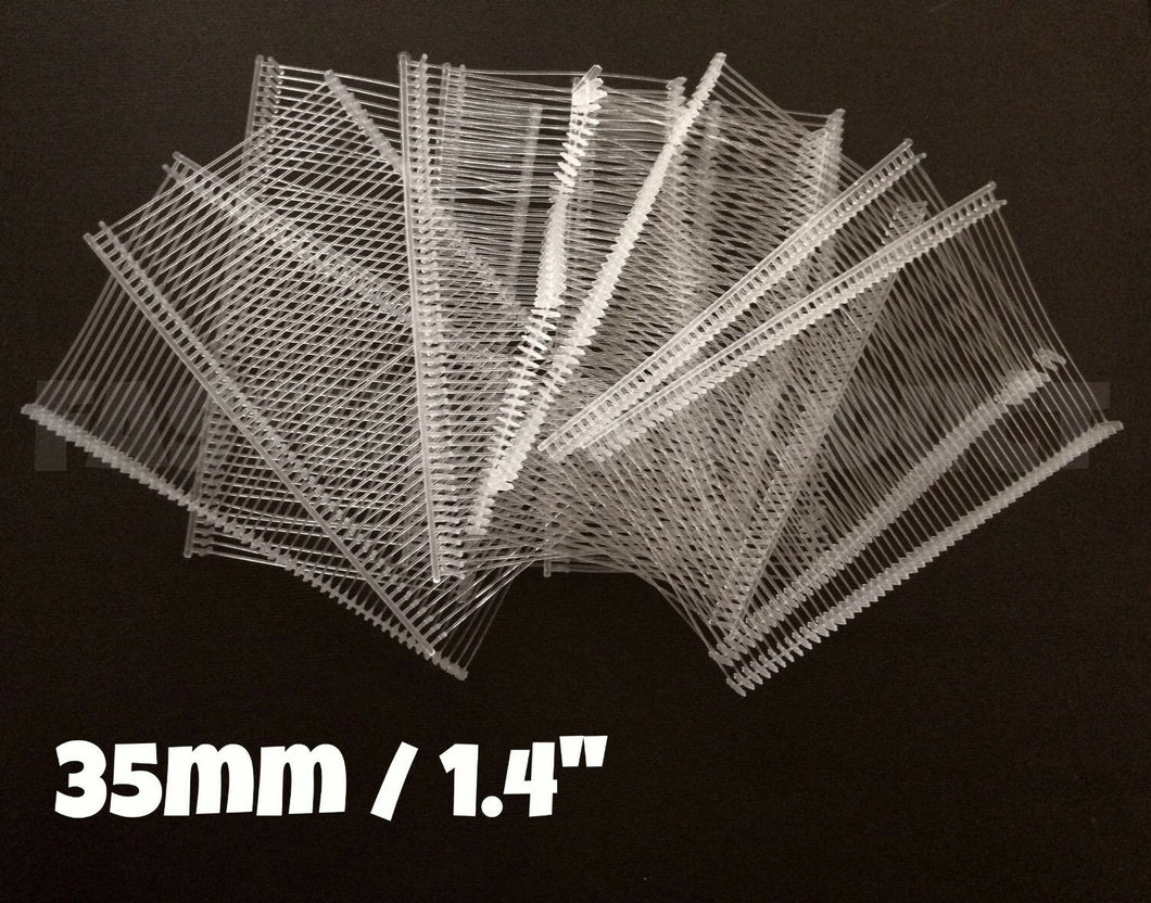5000 QUALITY WHITE SHOP PRICE TAGGING LABELLING KIMBLE PLASTIC BARBS 35mm UKSELL