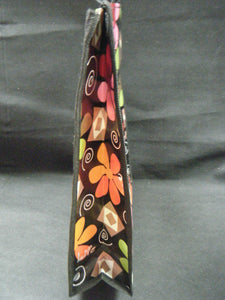 ECO FRIENDLY HIPPY FLOWER DESIGN LUNCH SHOPPING TRAVEL BAG FREE UKPOST 30x25x9cm