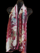 Load image into Gallery viewer, JAPANESE GEISHA PRINT CHIFFON FEEL FASHION LADIES SCARF SHAWL SARONG 155cmx50cm
