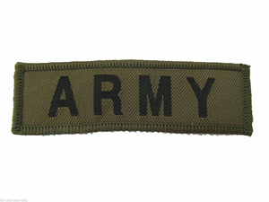 FASHION EMBROIDERY CLOTH ARMY or US ARMY LOGO MILITARY PATCH IRON OR SEW ON