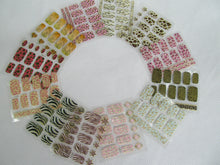 Load image into Gallery viewer, 12 SHEETS 3D NAIL ART TIPS STICKERS FALSE NAIL DESIGN MANICURE MOUSTACHE LETTERS
