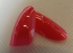 100 x OVAL FALSE FAKE ACRYLIC FRENCH FULL COVER NAILS 15+ COLOURS UK SELLER