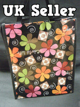 Load image into Gallery viewer, ECO FRIENDLY HIPPY FLOWER DESIGN LUNCH SHOPPING TRAVEL BAG FREE UKPOST 30x25x9cm

