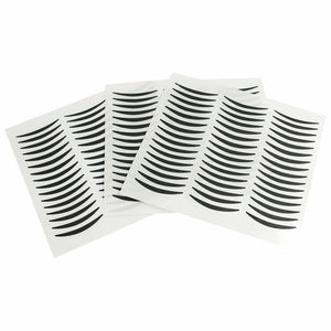 72 PAIRS SLIM NATURAL COSMETIC BLACK EYE LINER EYELID SELF ADHESIVE TAPE UKSELL