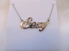 Load image into Gallery viewer, LADIES GIRLS &quot;SEXY&quot; SILVER TONE HIP-HOP FASHION NECKLACE GIFT IDEA UK SELLER
