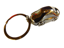 Load image into Gallery viewer, SILVER SOLID METAL CAR AUTO MOBILE KEYRING CHAIN FOB UK SELLER MENS GIFT IDEA
