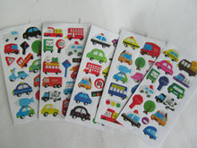 Load image into Gallery viewer, KIDS 3D PUFFY REUSABLE STICKERS CARS INSECTS ANIMALS FASHION DINOSAUR BIRDS CATS
