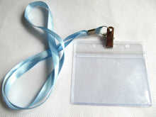 Load image into Gallery viewer, 90mmx60mm PVC PLASTIC POCKET WALLET ID PASS BADGE CARD HOLDER LANYARD UKSELLER
