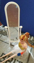 Load image into Gallery viewer, WHITE DOLL SIZED PLASTIC FULL LENGTH MIRRORS MADE FOR 12&quot; DOLLS UK SELLER
