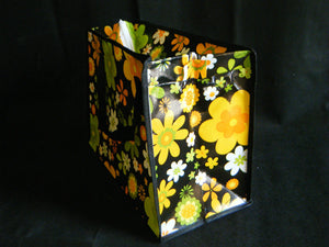 ECO FRIENDLY CUTE FLOWER PRINT SHOPPING TRAVEL BAG FREE UK SHIPPING 34x24x16cm