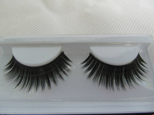 10x INDIVIDUAL BOXED HANDMADE FALSE FAKE THICK BLACK EYE LASHES MAKEUP COSMETICS