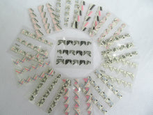 Load image into Gallery viewer, 12 SHEETS 3D NAIL ART TIPS STICKERS FALSE NAIL DESIGN MANICURE MOUSTACHE LETTERS
