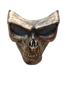 3/4 Face Skull Kids Adults Unisex Fancy Dress Costume Mask Paintballing Free P&P