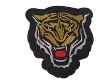 Load image into Gallery viewer, BENGAL ANGRY ROARING TIGER IRON ON CLOTH EMBROIDERY PATCH CLOTHES BAGS UKSELLER
