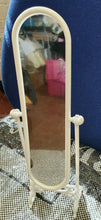 Load image into Gallery viewer, WHITE DOLL SIZED PLASTIC FULL LENGTH MIRRORS MADE FOR 12&quot; DOLLS UK SELLER

