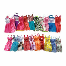 Load image into Gallery viewer, 1 x DOLLS SIZED SHORT PARTY FAIRY DRESS GOWN &amp; 1 PAIR SHOES BOOTS MADE FOR BARBIE

