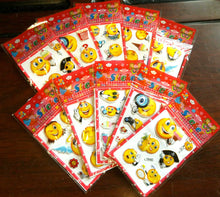 Load image into Gallery viewer, 10x SMALL SHEETS SMILEY SUNSHINE FACES KIDS 3D PUFFY SCRAP BOOK STICKERS UKSELL
