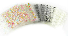 Load image into Gallery viewer, 5 or 10 SMALL SHEETS NAIL ART TIPS STICKERS FALSE NAIL DESIGN MANICURE GEMS UK
