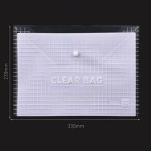 Load image into Gallery viewer, CLEAR PLASTIC BAGS A4 FILE STORAGE DOCUMENT ART SCHOOL FOLDERS WATERPROOF

