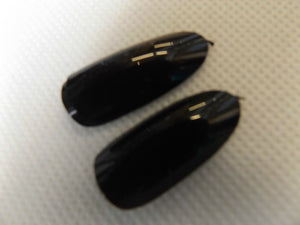100 x OVAL FALSE FAKE ACRYLIC FRENCH FULL COVER NAILS 15+ COLOURS UK SELLER