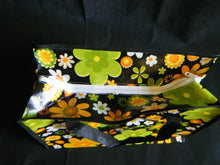 Load image into Gallery viewer, ECO FRIENDLY CUTE FLOWER PRINT SHOPPING TRAVEL BAG FREE UK SHIPPING 34x24x16cm
