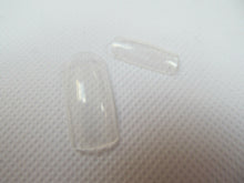 Load image into Gallery viewer, 100 x WHITE, CLEAR or OPAQUE FALSE FAKE ACRYLIC FRENCH FULL COVER NAILS MAKEUP

