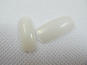100 x WHITE, CLEAR or OPAQUE FALSE FAKE ACRYLIC FRENCH FULL COVER NAILS MAKEUP