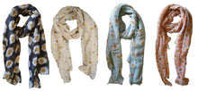 Load image into Gallery viewer, DAISY SUN FLOWER FLORAL PRINT LADIES SCARF SHAWL SOFT FEEL 160cmx80cm UKSELLER
