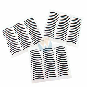 72 PAIRS SLIM NATURAL COSMETIC BLACK EYE LINER EYELID SELF ADHESIVE TAPE UKSELL