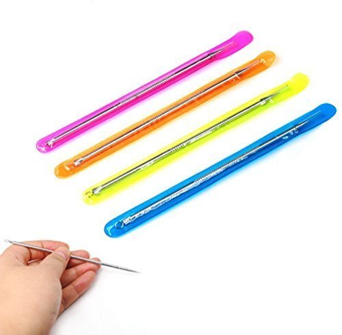 Fat-catz-copy-catz 2x Blackhead needle cleaner remover tool acne blemish pimple spot extractor pin UK