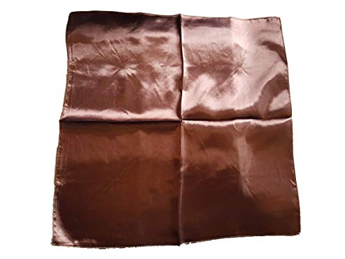Square Nautical Head/Neck Ladies Silk Scarf (Brown)