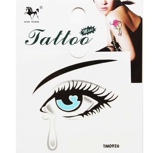 GGSELL King Horse Waterproof and sweat of the body painted tattoo sticker watery eyes personalized stickers