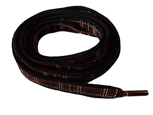 Fat-catz-copy-catz 1 Pair Long Flat Black or Red Tartan Check Shoe, Sneaker, Trainer Fashion Laces - 115cm Length