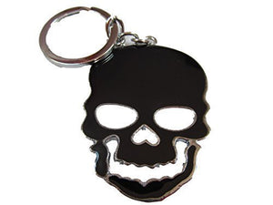 Fat-catz-copy-catz Large Scary Enamel Skull unisex keyring handbag charm gift idea 3 colours