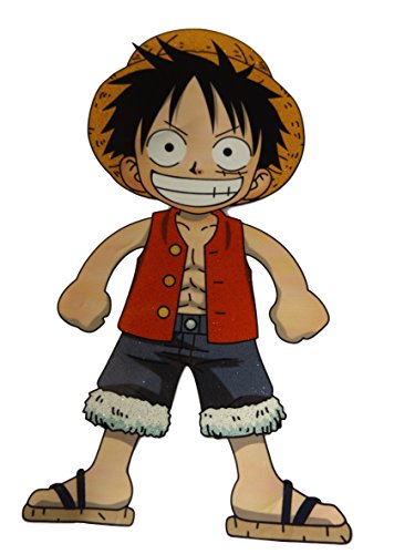 Fat-catz-copy-catz Large Monkey D Luffy One Piece smooth iron on heat transfer clothes patch for T-shirts 19cm