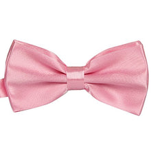 Load image into Gallery viewer, TANGDA Men Solid Tuxedo Satin Polyester Bow Tie BowTies - Pink
