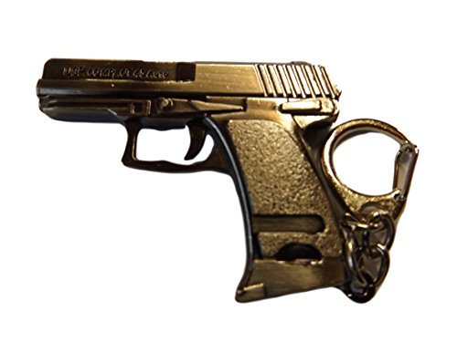 Mingfi USP COMPACT 45 Auto Pistol Gun Metal Model Keyring Pendant #302