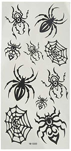 GGSELL YiMei Waterproof temporary tattoos spider insect black