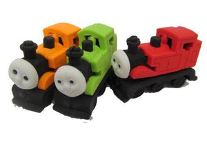 Fat-catz-copy-catz 1x Novelty Puzzle Collectable Train Locomotive Eraser Rubbers (not Iwako) randomly selected colour