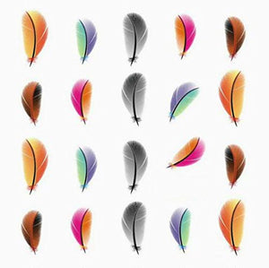RICISUNG Beauty Accessories Nail Art Water Transfer Decal Sticker Rainbow Dreams 3pcs(Random style)
