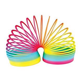 Fat-catz-copy-catzÃÂ® Rainbow Magic Plastic Spring Slinky Children Classic Educational Sensory Retro Toy