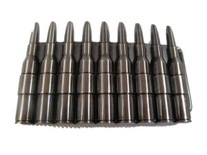 Heavy Enamel Military Silver/grey Gun Bullets Fashion belt buckle 10cmx6cm by Fat-catz-copy-catz